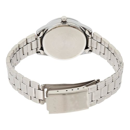 Reloj Casio análogo metálico plateado para mujer