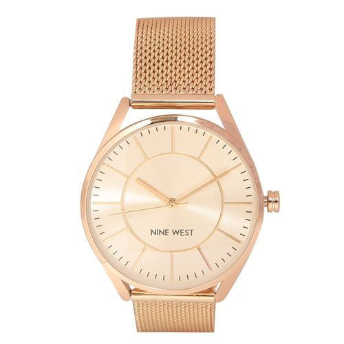 Reloj Nine West análogo metálico dorado para mujer