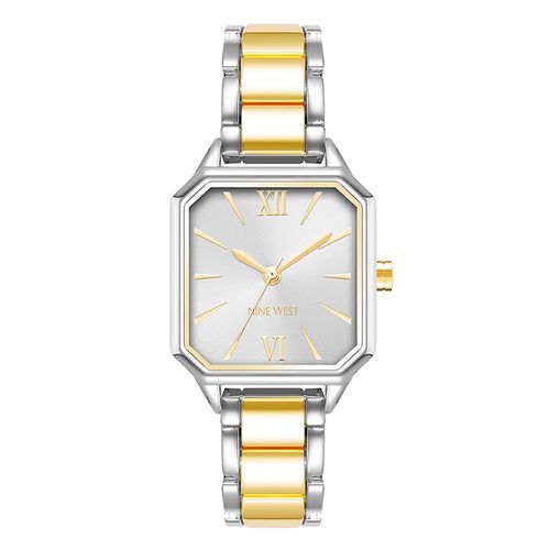 Reloj Nine West análogo metálico combinado para mujer