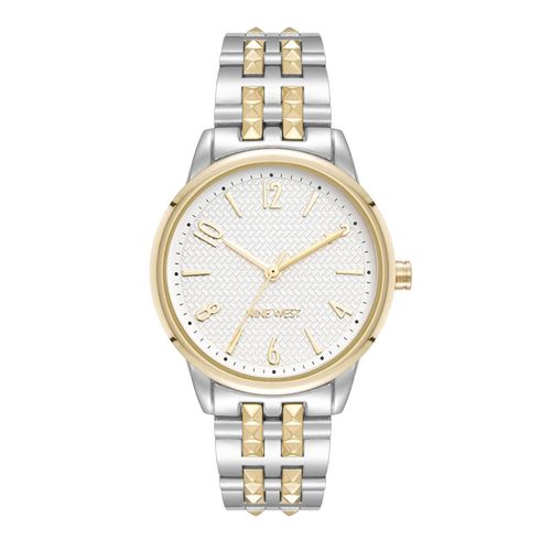 Reloj Nine West análogo metálico combinado para mujer