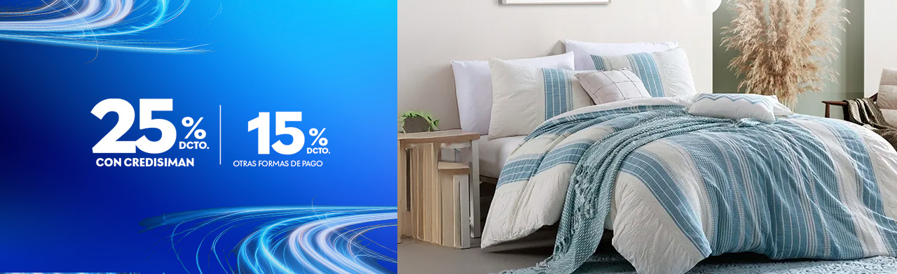 Almohadas, edredones y más