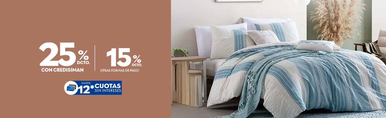 Almohadas, edredones y más
